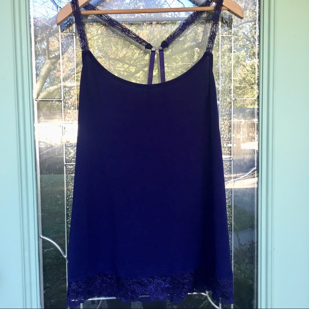 EUC Lane Bryant Lace Strap & Trim Cami
